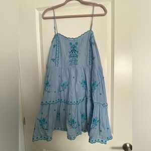 Urban outfitters blue floral dress